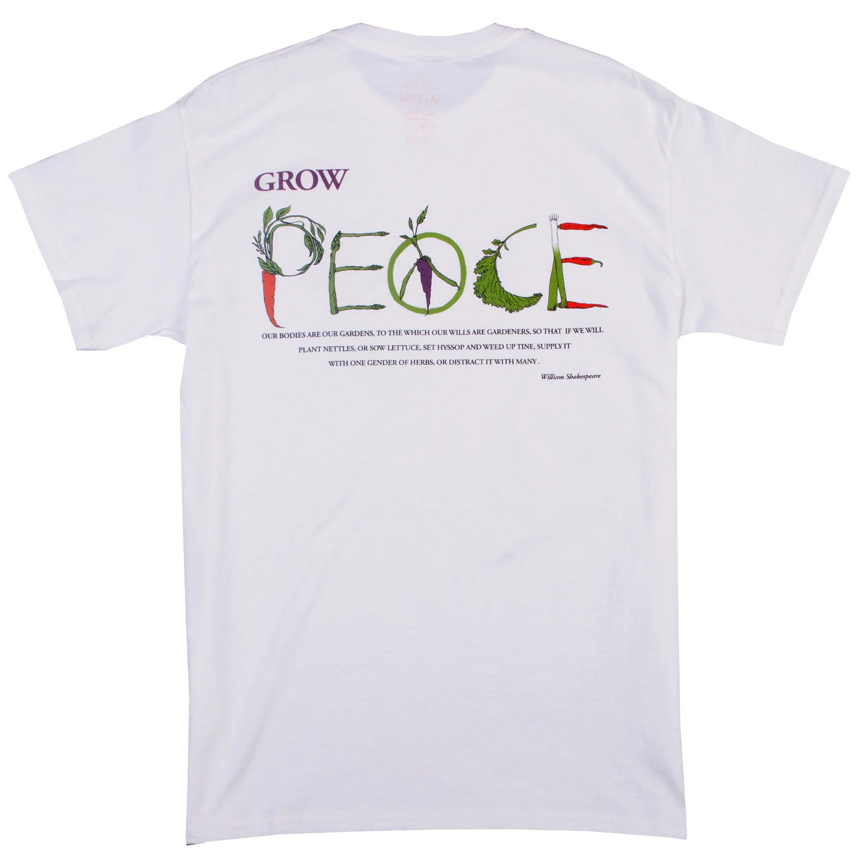 Garden graphic tee printed on front and back - Image 3