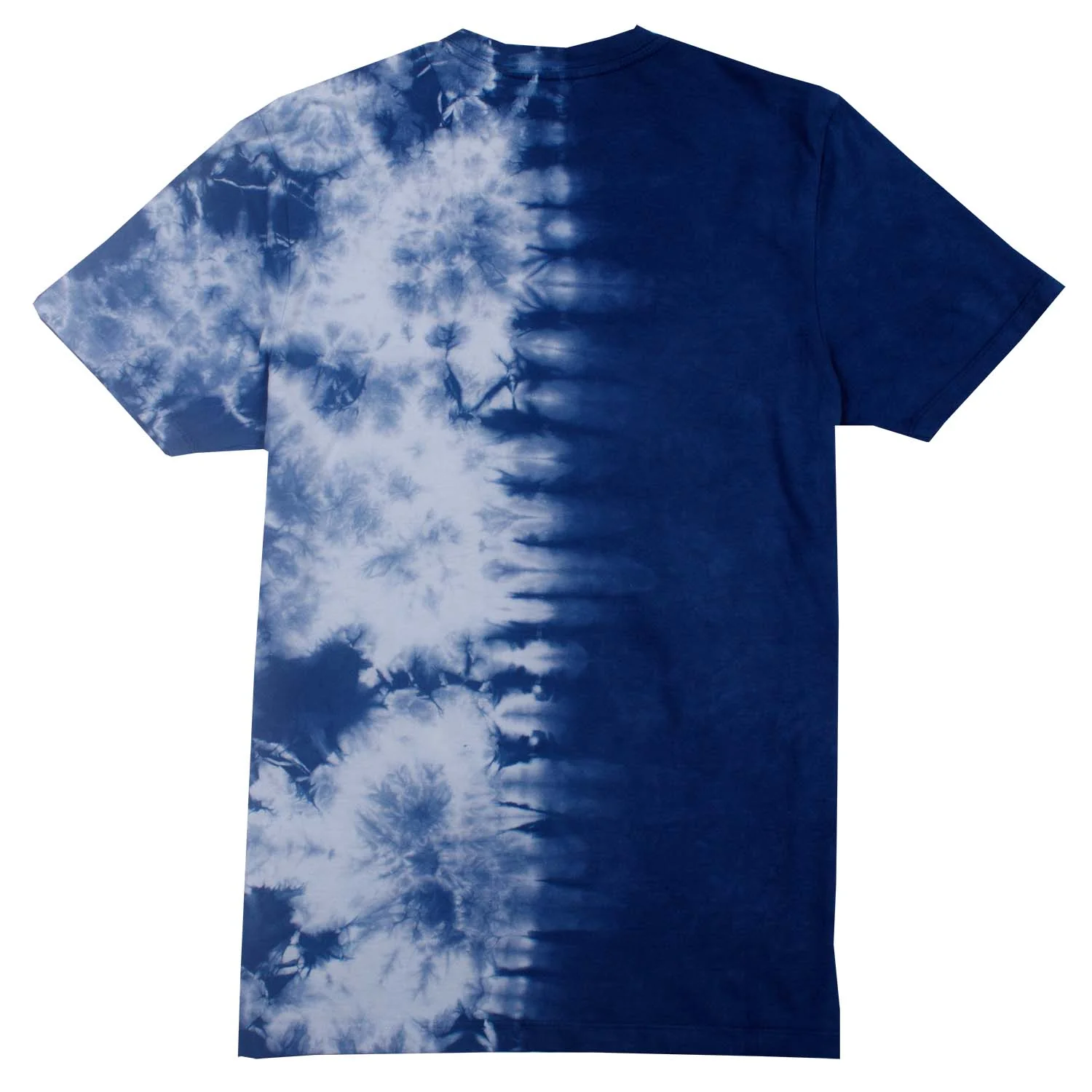 NO RAIN NO FLOWER puff ink HALF tie-dye tee - Image 5