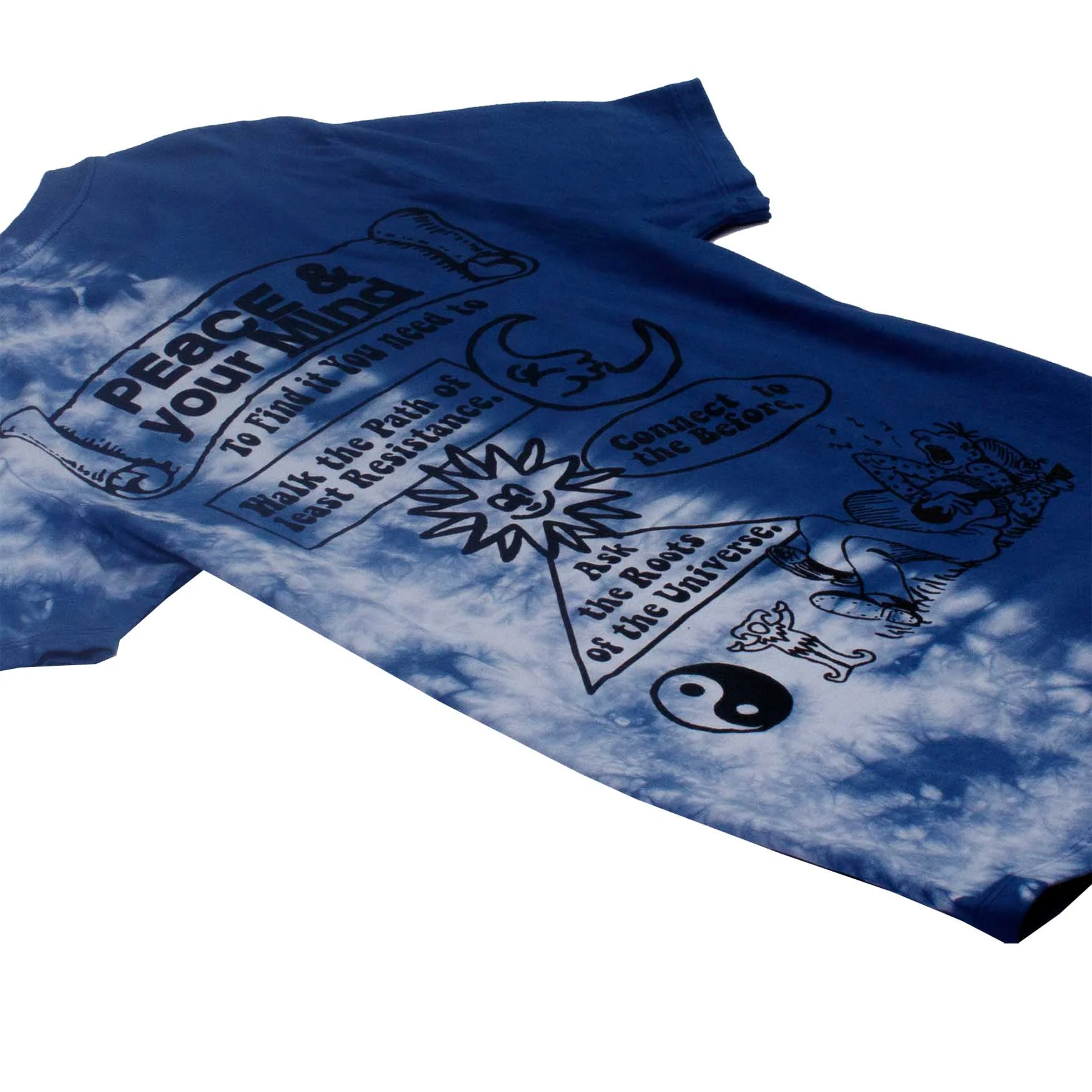 PEACE OF MIND half tie-dye tee - Image 6