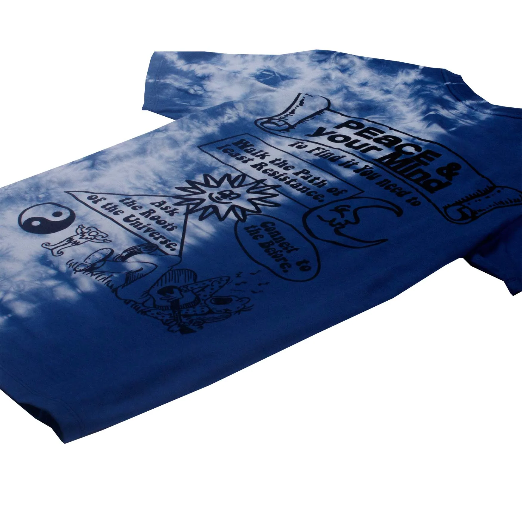 PEACE OF MIND half tie-dye tee - Image 7