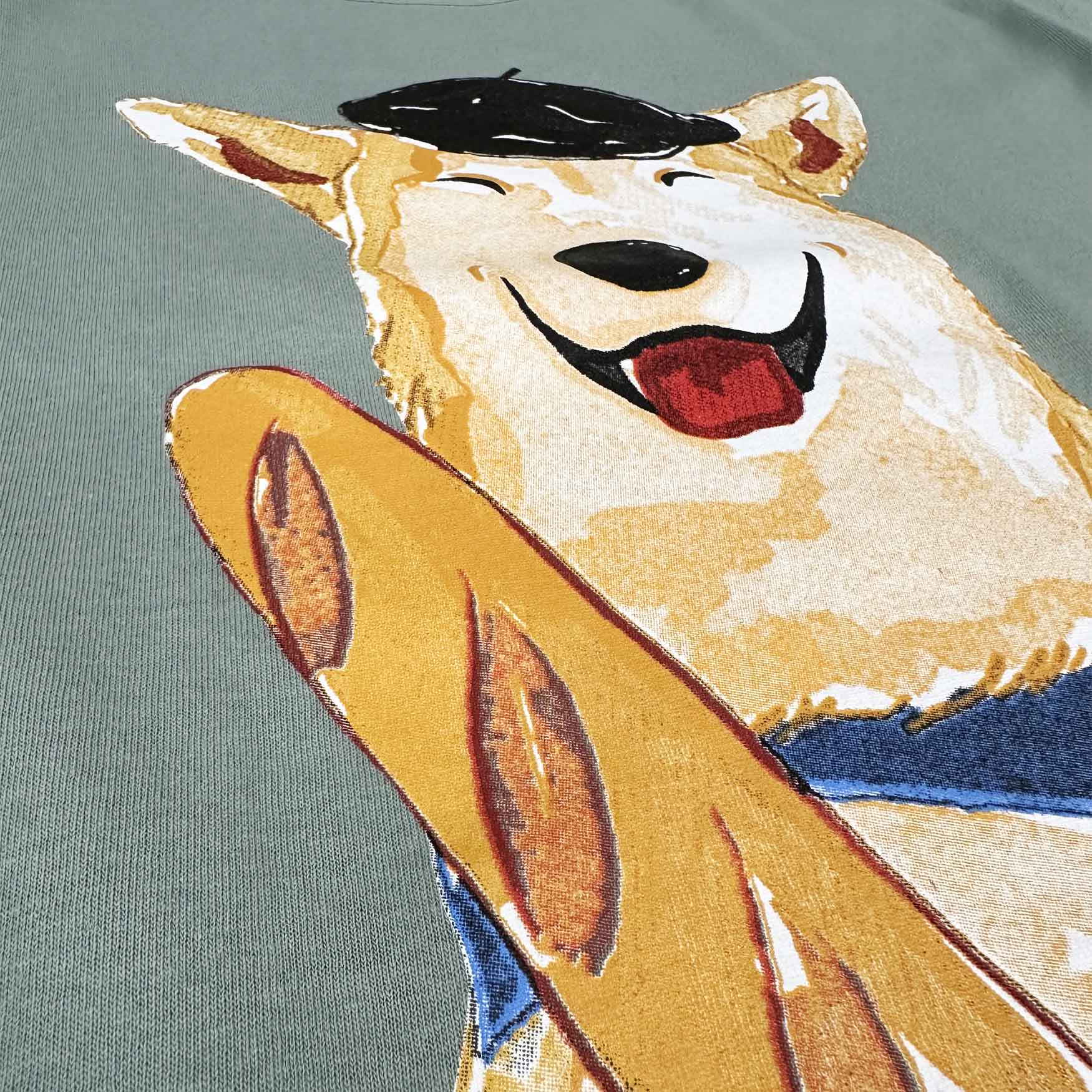 French Dog With Baguette graphic tee - Image 3