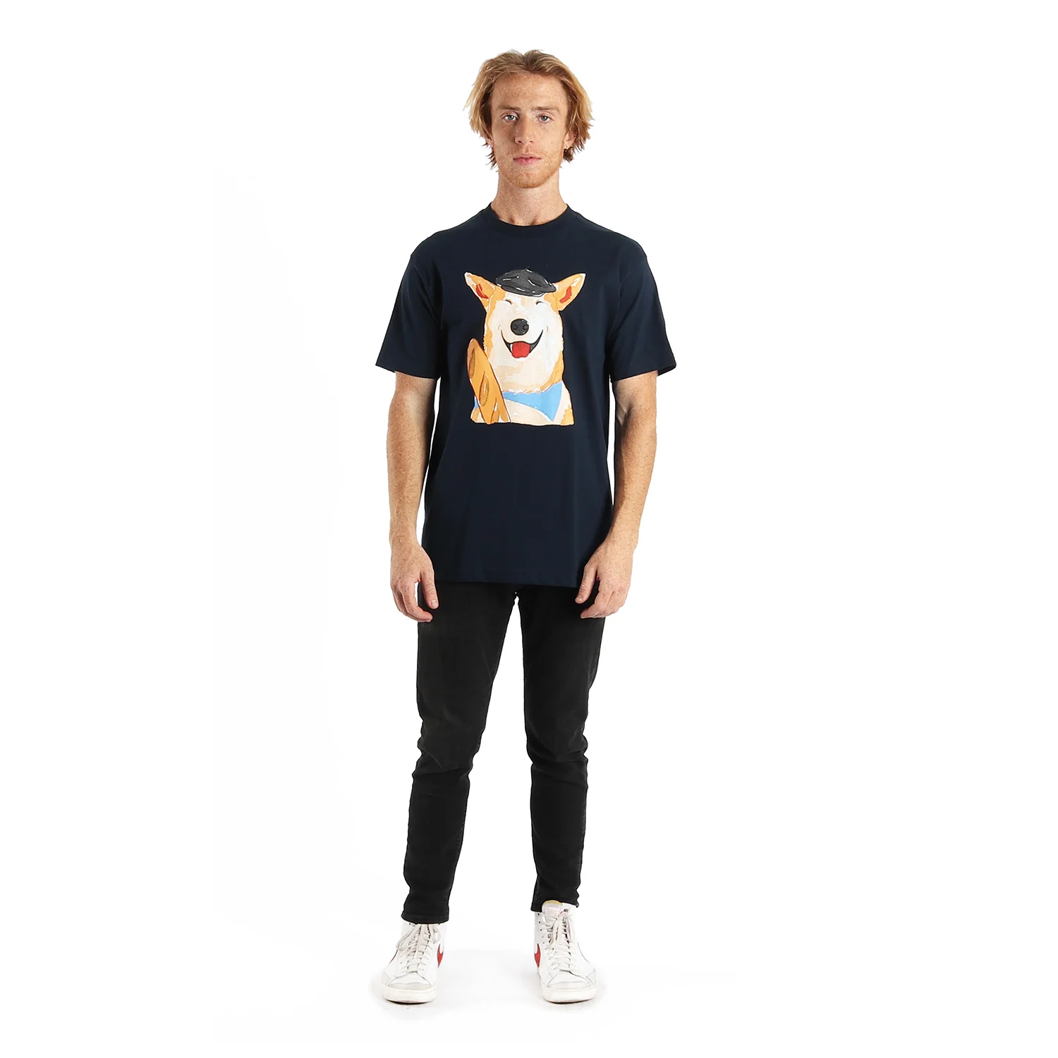 French Dog With Baguette graphic tee - Image 5