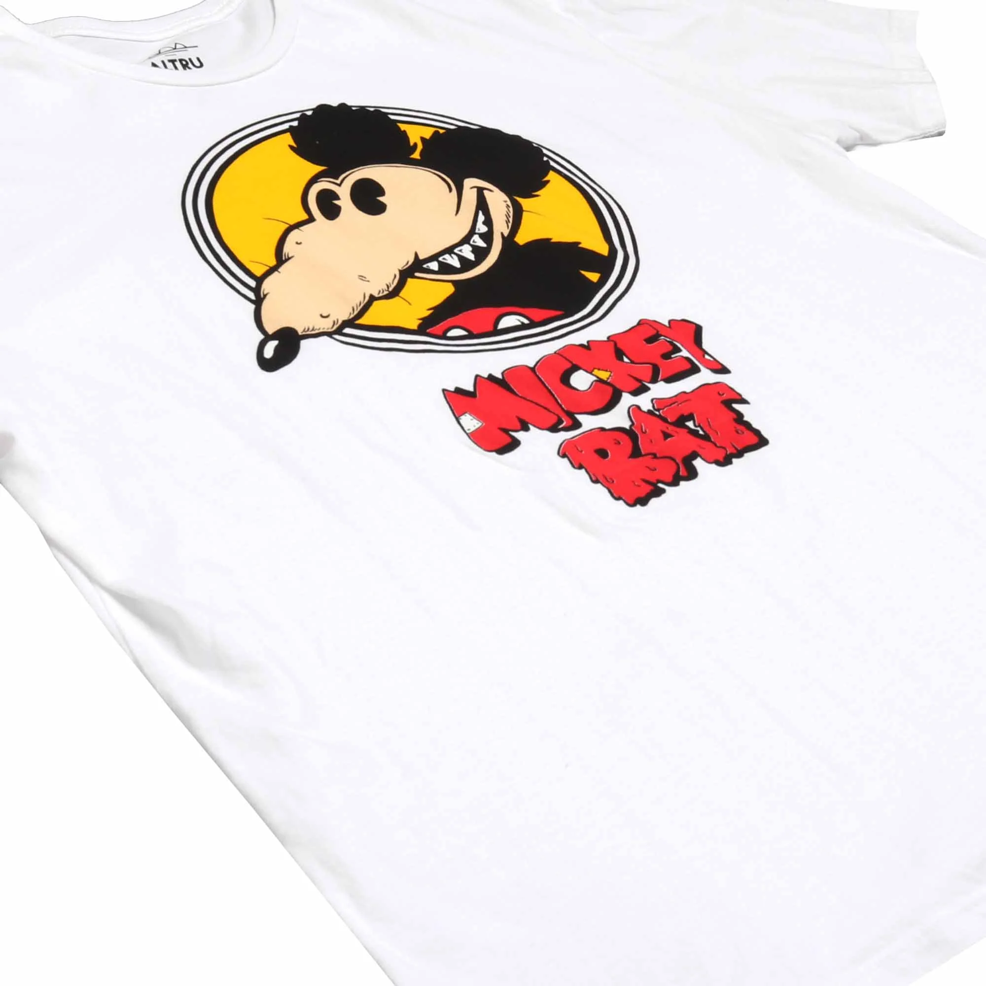 Official Mickey Rat In Spotlight Tee in White - Image 4