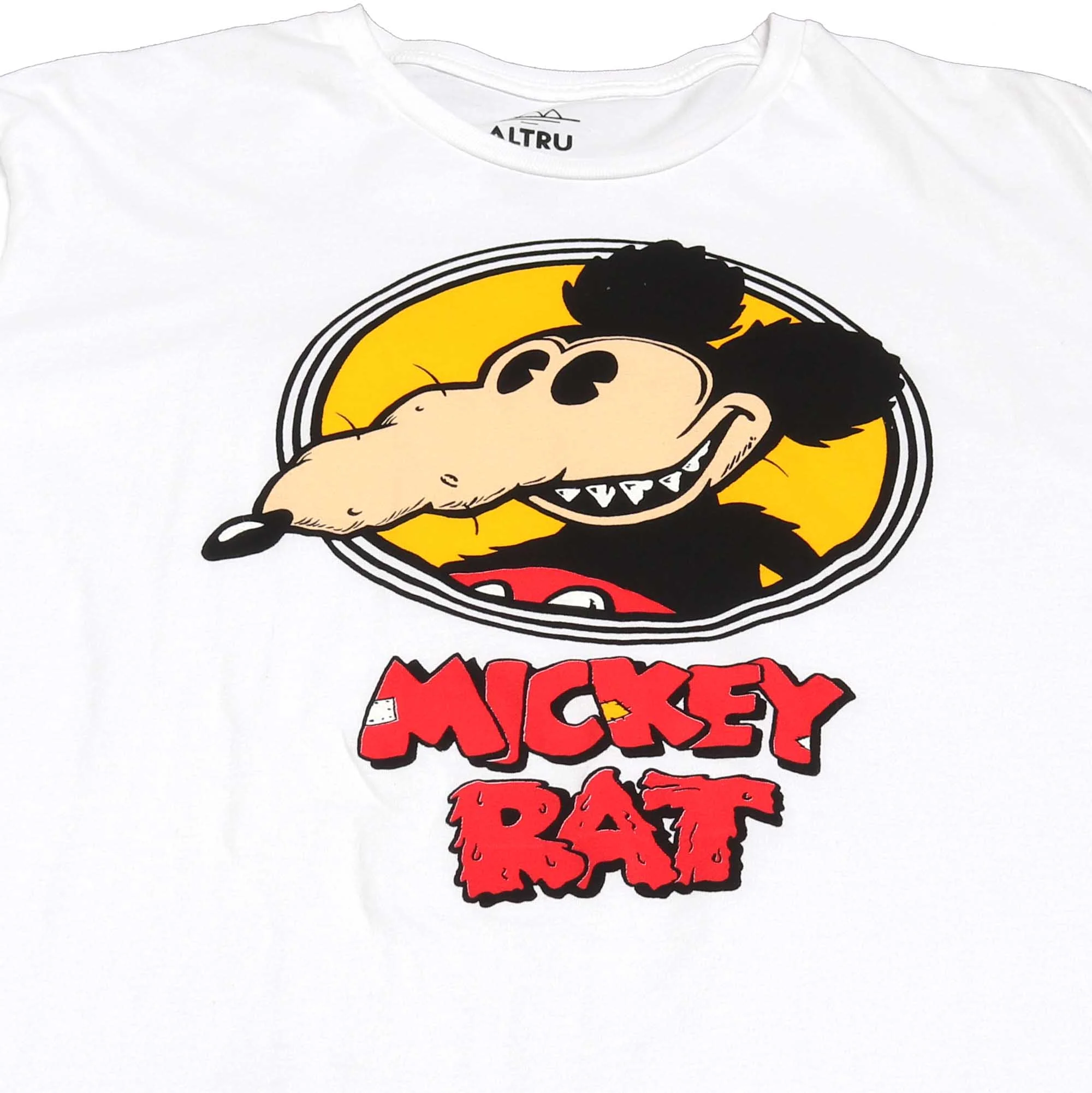 Official Mickey Rat In Spotlight Tee in White - Image 5